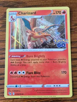 Pokemon Go TCG Charizard 010/078 Holo Rare Foil Stamped Card NM Near Mint 2022 - Image 1