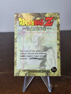 Dragon Ball Z 1999 Artbox JPP/Amada Card - #54 Goku/Frieza LP - Image 2