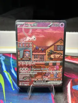 Pokemon TCG Mew EX 053 Holo Black Star Promo Card Scarlet Violet - Image 1