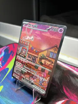 Pokemon TCG Mew EX 053 Holo Black Star Promo Card Scarlet Violet - Image 3