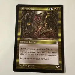 MTG Magic the Gathering Sliver Queen (129/143) Stronghold LP+ To NM - Image 1