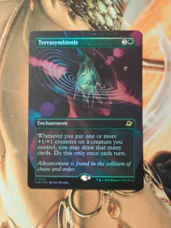 Terrasymbiosis (Borderless) - Edge of Eternities (EOE) -foil -nm - Image 1