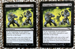 MTG X2 Necrogen Mists!!Lightly Played!!RARE!!Mirrodin#69/306 Magic the Gathering - Image 1