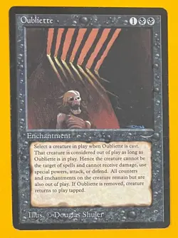 MTG OUBLIETTE (Light) Arabian Nights (OldManMTG 012-641) - Image 1