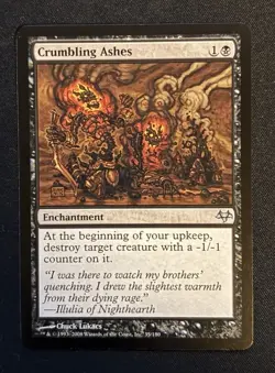Crumbling Ashes MTG Eventide Magic The Gathering NM - Image 1