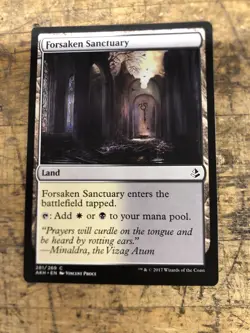 MTG Forsaken Sanctuary Amonkhet (AKH) Common Magic The Gathering 281/269 - Image 1