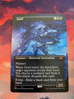 MTG Modern Horizons 2 Grief Borderless Foil - Image 1