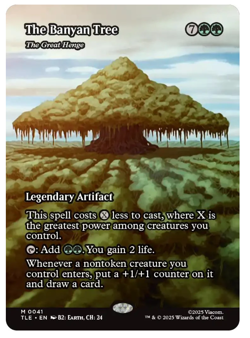 The Great Henge - The Banyan Tree - Borderless Avatar MTG - Image 1