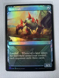 Ruin Crab - Zendikar Rising NM - MTG Showcase Foil - Image 1