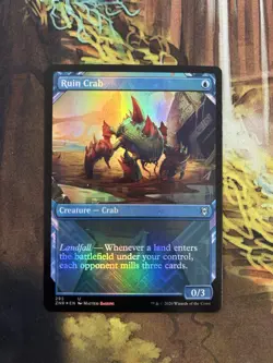 Ruin Crab - Zendikar Rising NM - MTG Showcase Foil - Image 1