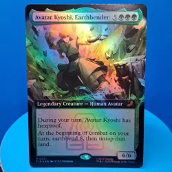 Avatar Kyoshi, Earthbender (Extended Art) Avatar The Last Airbender Foil - Image 1