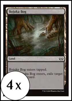 MTG - 4 x Bojuka Bog - Duskmourn Commander - Playset 4x x4 - Image 1