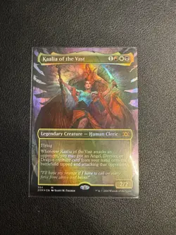 MTG Magic the Gathering Kaalia of The Vast (Borderless) Double Masters Foil - Image 1