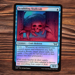 Scrabbling Skullcrab - FOIL - Duskmourn - Magic the Gathering - Image 1