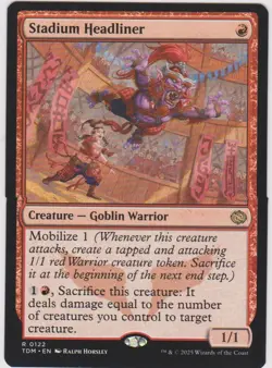 STADIUM HEADLINER X1 RARE MTG MAGIC N-MINT TARKIR ; DRAGONSTORM KI GOBLIN - Image 1