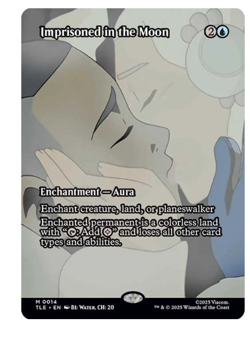 Imprisoned in the Moon - Borderless Avatar MTG - Image 1