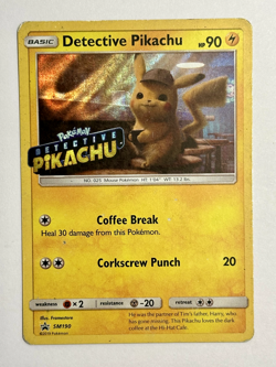Detective Pikachu Sm190 Sm Holo Promo Pokemon TCG - Image 1