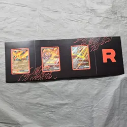 Team Rocket's Moltres ex Destined Rivals Stamp UPC Set Pokemon TCG 229/182 NM x3 - Image 1