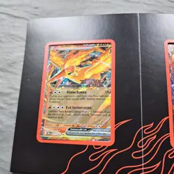 Team Rocket's Moltres ex Destined Rivals Stamp UPC Set Pokemon TCG 229/182 NM x3 - Image 2