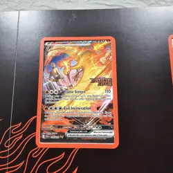 Team Rocket's Moltres ex Destined Rivals Stamp UPC Set Pokemon TCG 229/182 NM x3 - Image 3