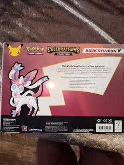 Pokemon TCG: Celebrations Collection Box [Dark Sylveon V or Lance's Charizard V 820650809392 - Image 2