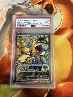 Hop's Zacian ex 186/159 Journey Together PSA Graded 9 Pokemon TCG - Image 1