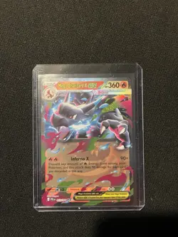 Mega Charizard x EX 013/094 Double Rare Holo Me02: Phantasmal Flames Pokemon TCG - Image 1