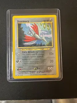 Pokemon Vintage Non-holo Rare Skarmory Neo Revelation 23/64 - Image 1