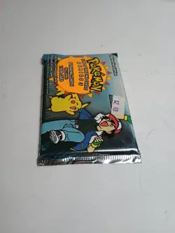 Damaged Topps Pokemon Series 3 TV Animation Edition Sealed Pack - Pikachu - Image 3