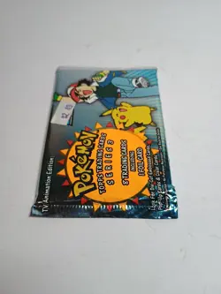 Damaged Topps Pokemon Series 3 TV Animation Edition Sealed Pack - Pikachu - Image 4