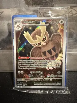 *SEALED* Pokemon TCG Noctowl #141 Sealed, Stellar Crown Promo Pokemon Center - Image 1