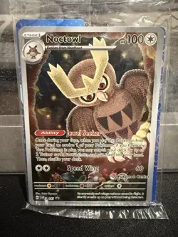*SEALED* Pokemon TCG Noctowl #141 Sealed, Stellar Crown Promo Pokemon Center - Image 3