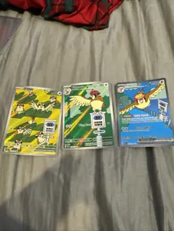 Pokemon TCG Lot of 3 - Obsidian Flames - Pidgey, Pidgeotto, & Pidgeot - Image 1