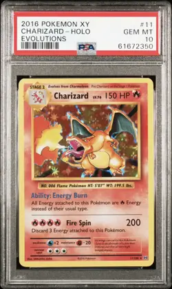 Pokemon Charizard Evolutions Holo 2016 - PSA 10 #11/108 - ENG - Image 1