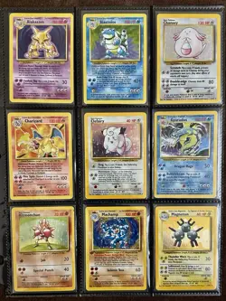 1999 Pokemon 100% Master Set102/102 Base Set 64/64 Jungle 62/62 Fossil 22 1StEd - Image 1