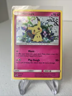 Mimikyu SM163 Holo Black Star Promo Pokemon 2019 Sun & Moon TCG - Image 1