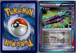 2013 Pokemon, Plasma Blast, #93/101 G Scope, Holo Rare Ace - Image 1