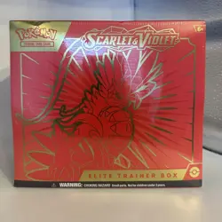 Pokemon TCG Scarlet and Violet Koraidon Elite Trainer Box ETB Factory Sealed - Image 1