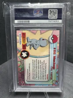 Pokemon TCG: Machop #66 PSA 9 Mint Topps Chrome - Image 2