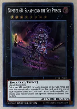 Yu-Gi-Oh! TCG Number 68: Sanaphond the Sky Prison 2017 Mega-Tins Promos LP - Image 1
