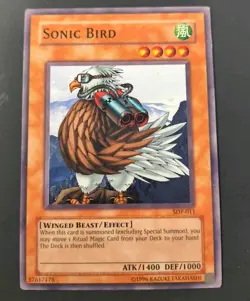 Yu-Gi-Oh! Sonic Bird Starter Deck Pegasus Common SDP-011 MP - Image 1
