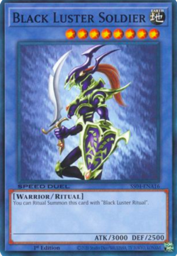 1X NM Black Luster Soldier - SS04-ENA16 - Common 1st Edition yugioh - Image 1