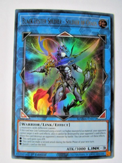 Yugioh! Black Luster Soldier - Soldier Of Chaos Mama-En073 1st Ed Near Mint!! - Image 1