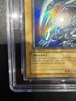 CGC 9 Yugioh! Blue-Eyes White Dragon SDK-001 1st Edition Ultra Rare - Image 5