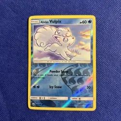 Alolan Vulpix 27/147 Sm-Burning Shadows Reverse Holo - Pokemon Card NM - Image 1