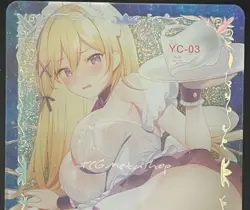 🔥 Clumsy Maid Suck Suck Goddess Story Anime Waifu Quicksand Card YC 3 🔥 - Image 1