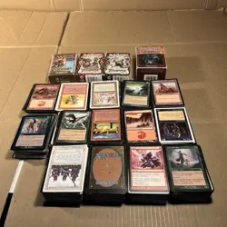 MTG Card Bundle Lot Magic The Gathering 1400+ Cards And Boxes - Image 1