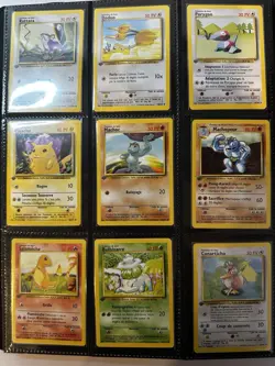 Pokemon TCG Base Set French 1st Edition Pikachu Charmander Trainer 45 Cards Nm - Image 1