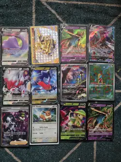 Job Lot 12x Pokemon TCG Card Game Bundle Full Art Illustration Rare Scarlet - Image 1
