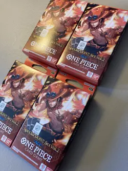 Lot of 4 One Piece TCG Card Game Special DON Set Vol. 2 Ace Boxes NEW OP-06 07 - Image 3